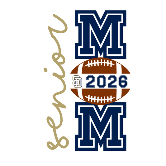 2026 Football Senior Spirit Mom - InkDura