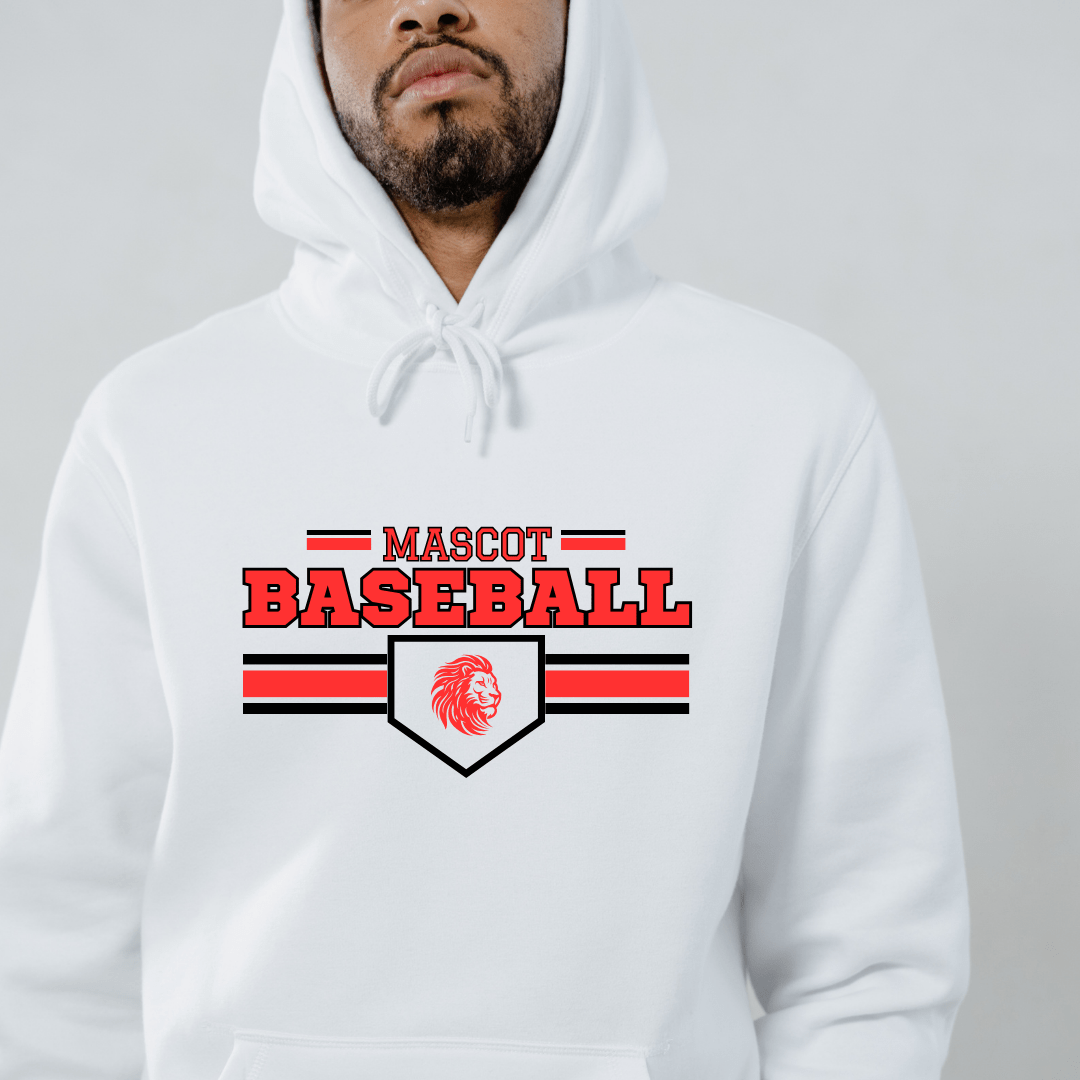 Baseball Base Mascot Team Shirt (Baseball 3) - InkDura