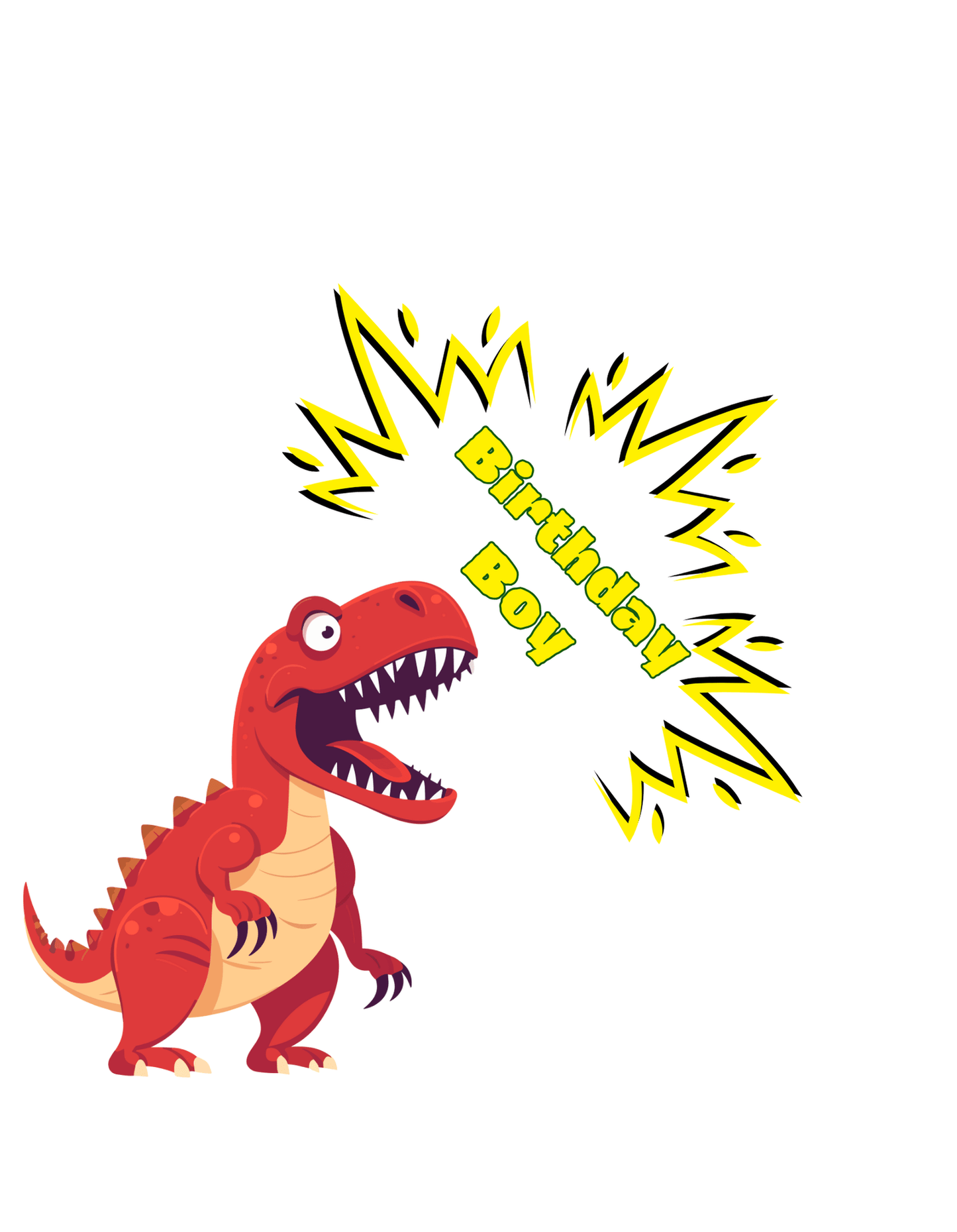 Birthday Boy Dinosaur (Birthday 4) - InkDura