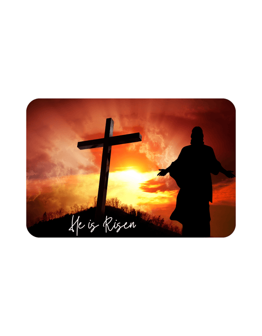 Cross On Hill Christ Silhouette (Easter 9) - InkDura
