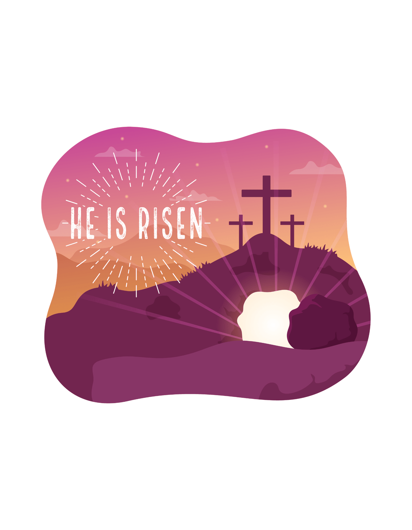 Cross On Hill (Easter 7) - InkDura