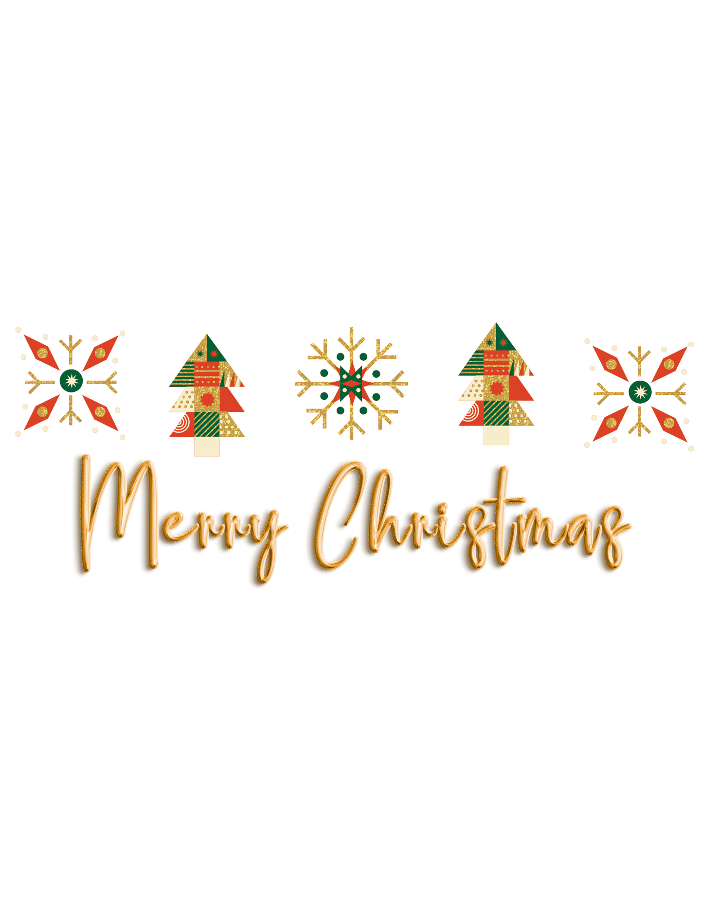 Decorative Merry Christmas (Christmas 5) - InkDura
