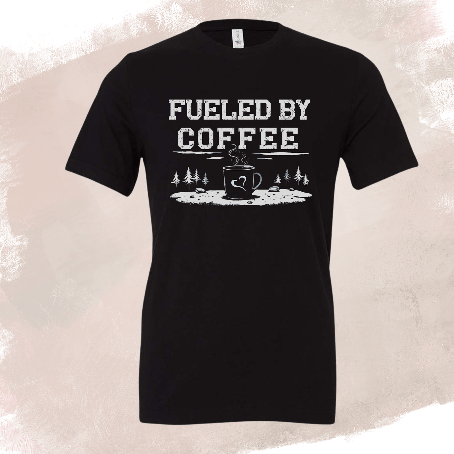 Fueled By Coffee Tee - InkDura