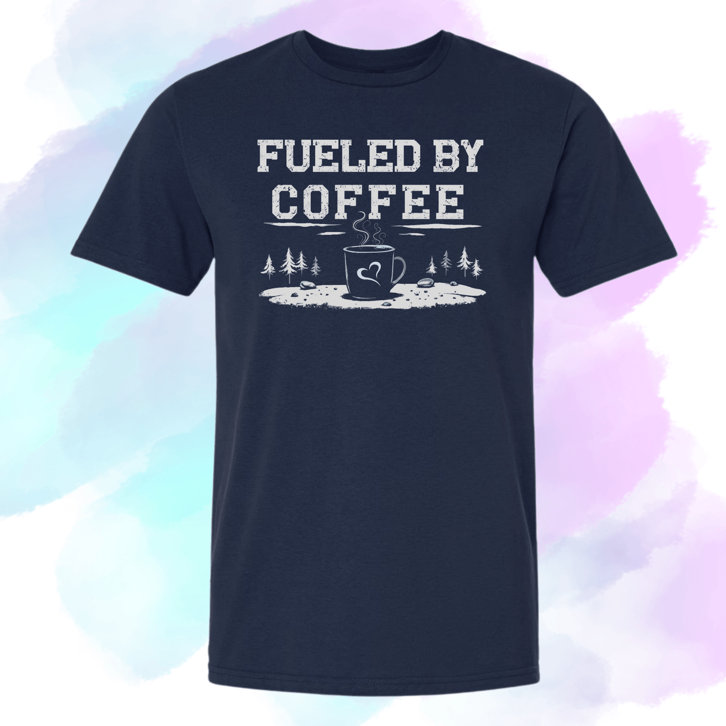 Fueled By Coffee Tee - InkDura