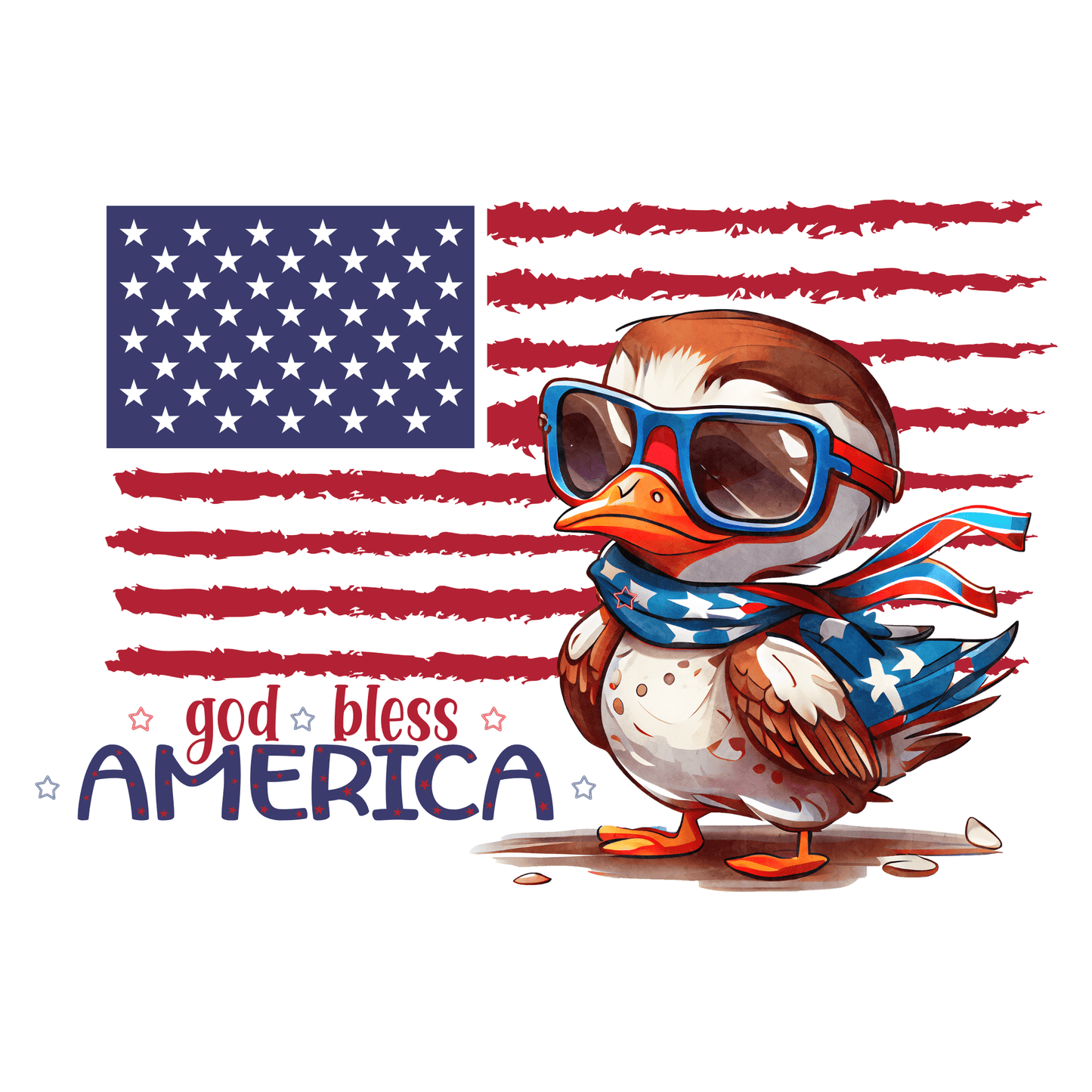 God Bless America Eagle - InkDura