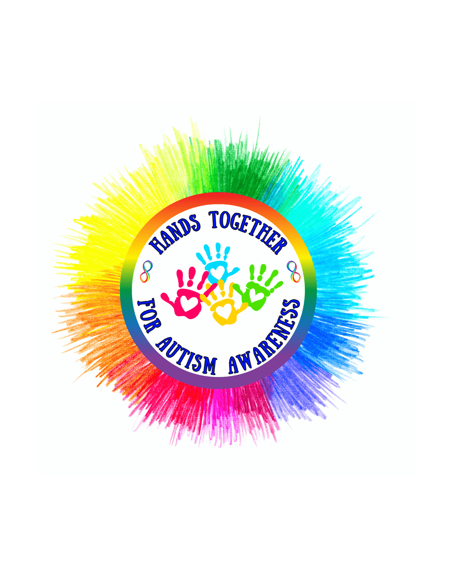 Hands Together For Autism Awareness (Autism 8) - InkDura