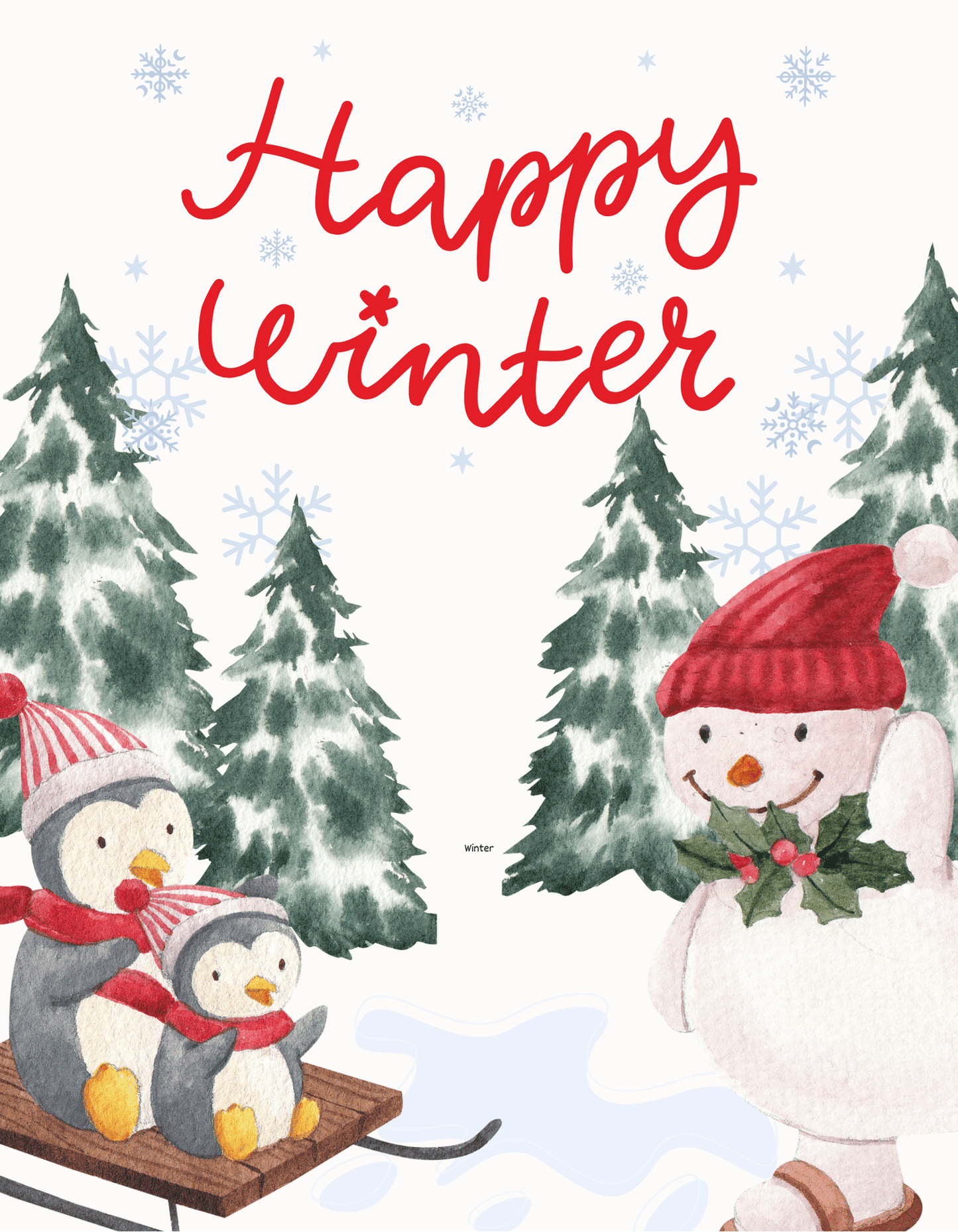 Happy Winter (Winter 5) - InkDura