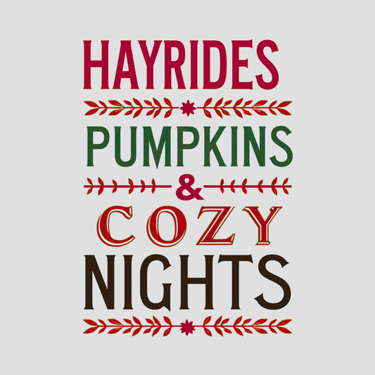 Hayrides & Cozy Nights Tee - InkDura