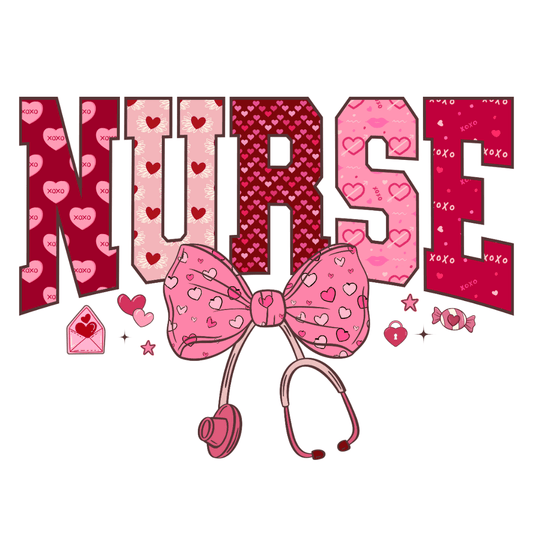 Healthcare Valentine - Nurse Love Transfer - InkDura