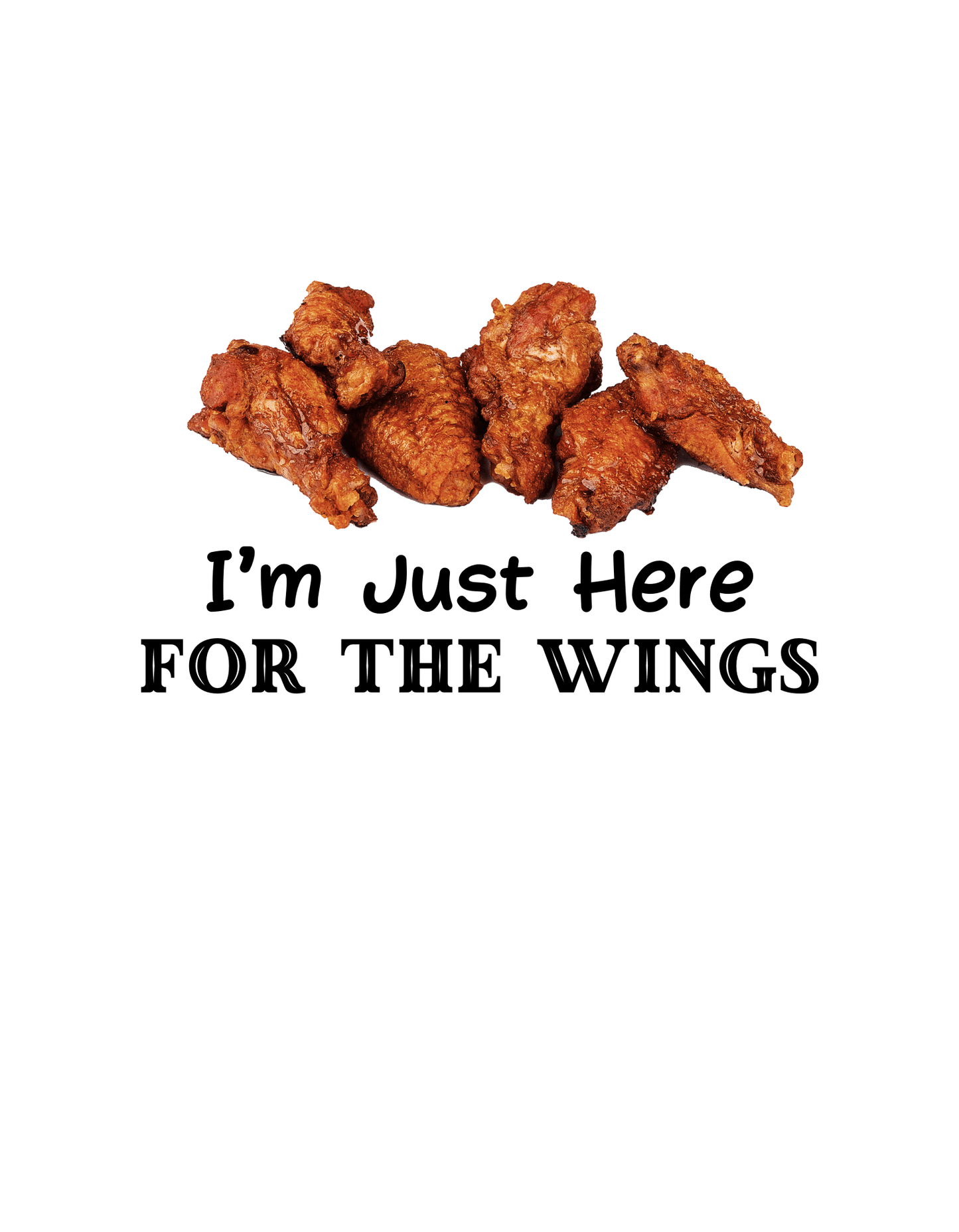 I'm Just Here for the Wings (Football 1) - InkDura