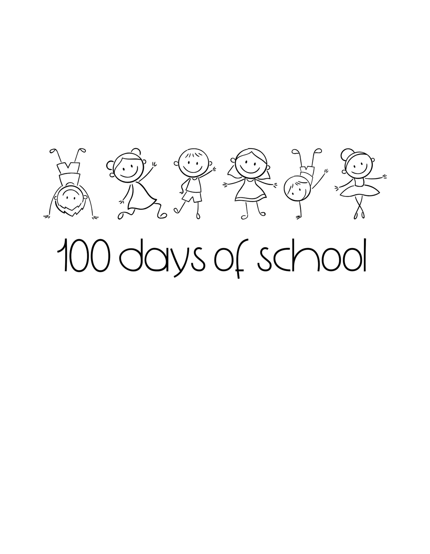 Kids 100 Days of School (100 Days School 1) - InkDura