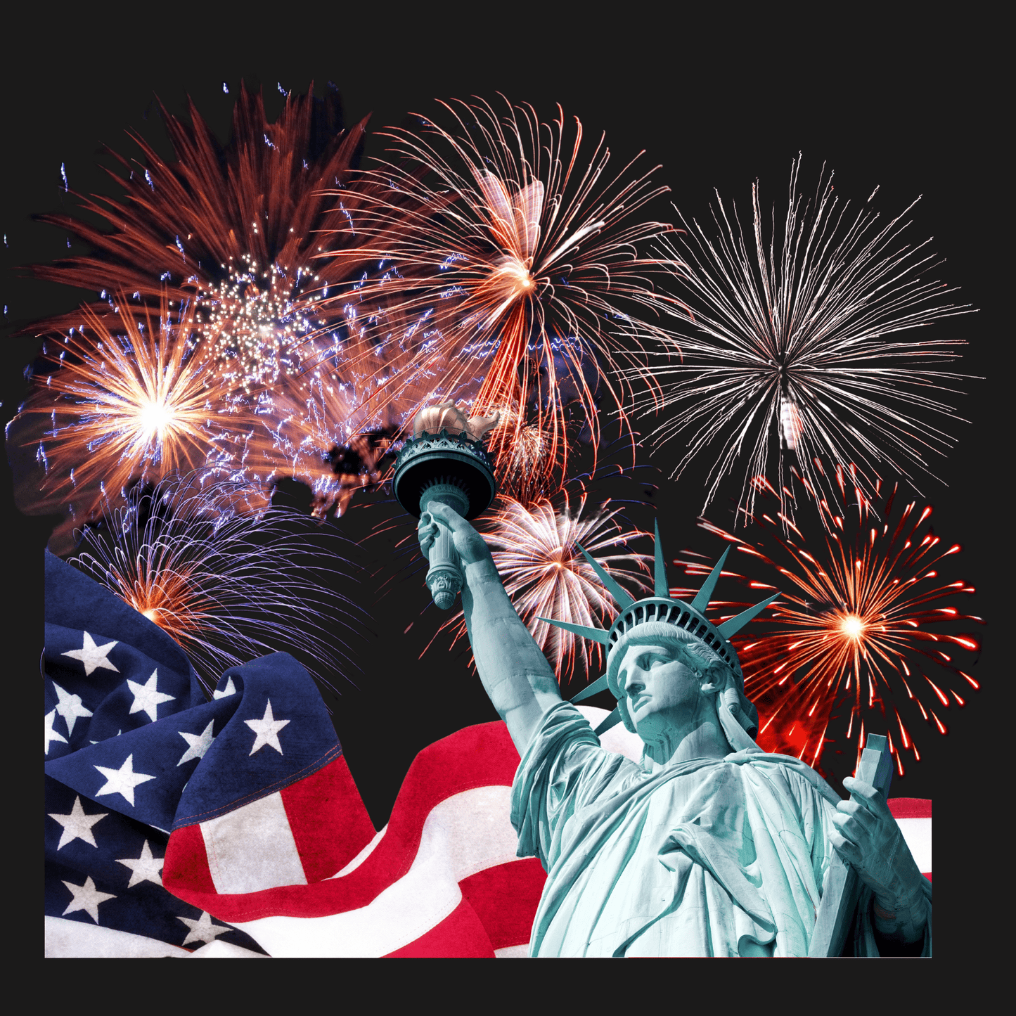 Liberty & Fireworks - InkDura