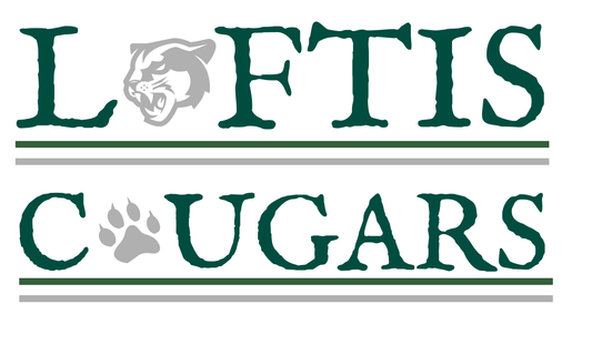 Loftis Cougars School Spirit Graphic Tee for Students - InkDura
