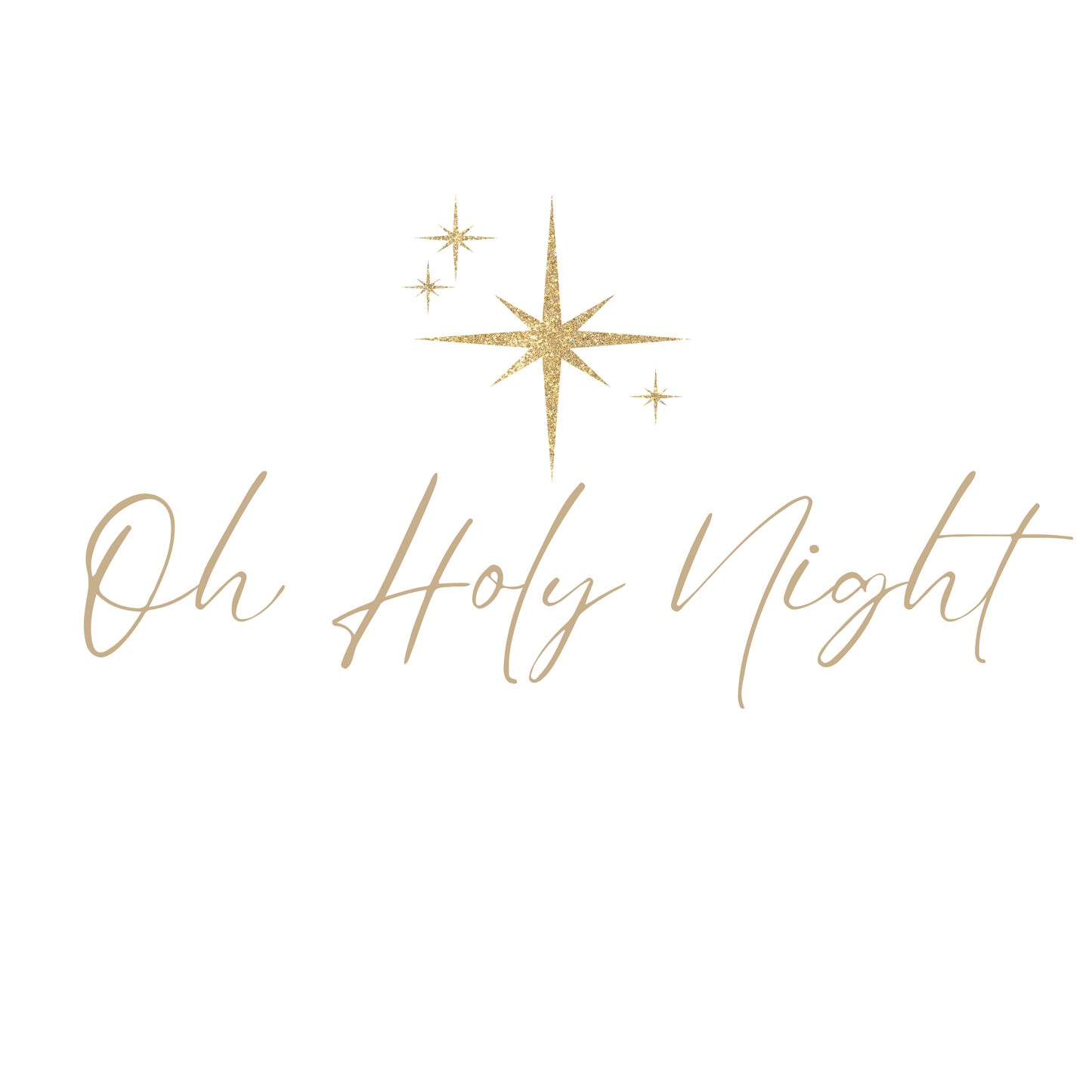 Oh Holy Night DTF Transfer - InkDura