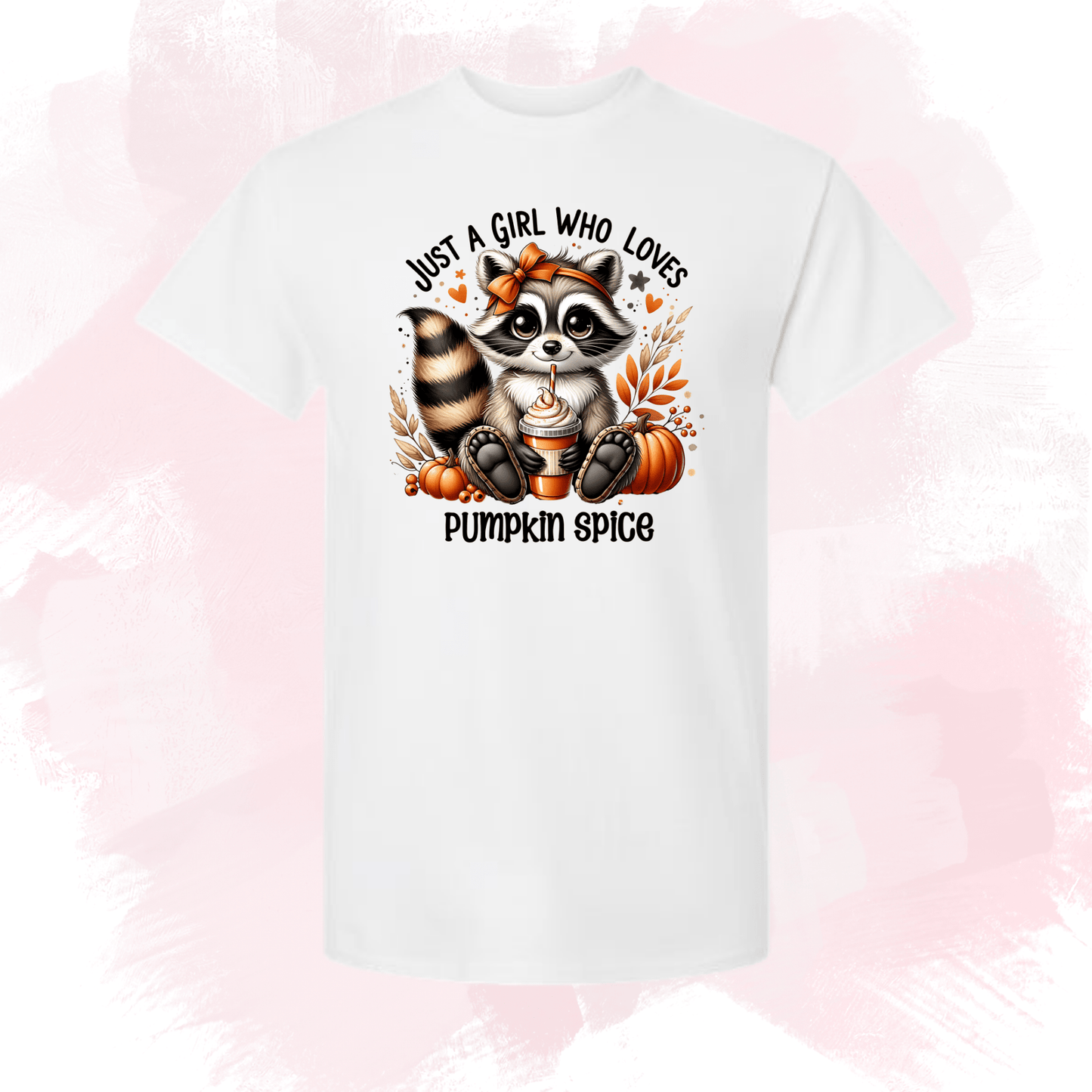 Pumpkin Spice Raccoon Tee - InkDura
