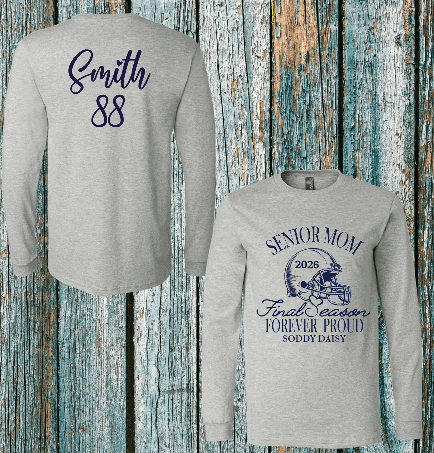 Senior Football Mom One Last Season 2026 - InkDura