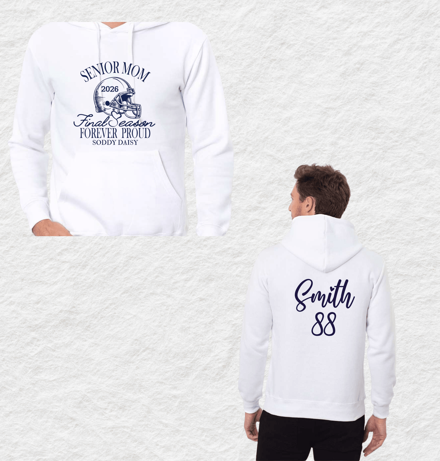Senior Football Mom One Last Season 2026 - InkDura
