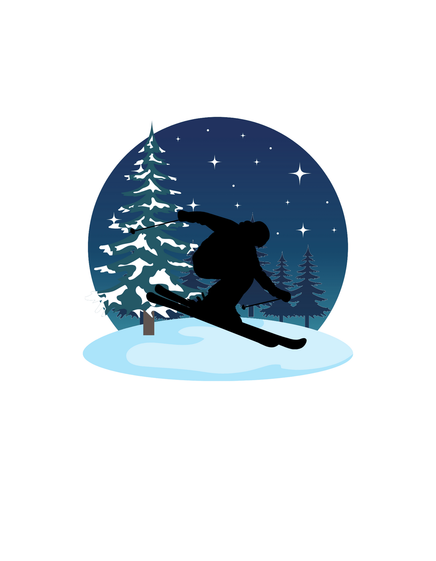 Skier (Winter 7) - InkDura