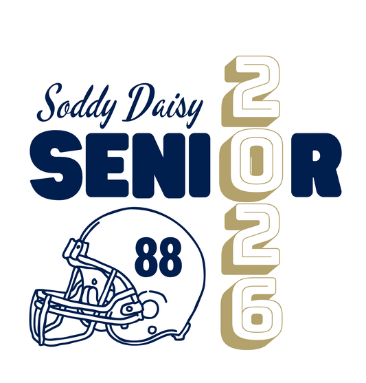 Soddy Daisy 2026 Senior Football Tee - InkDura