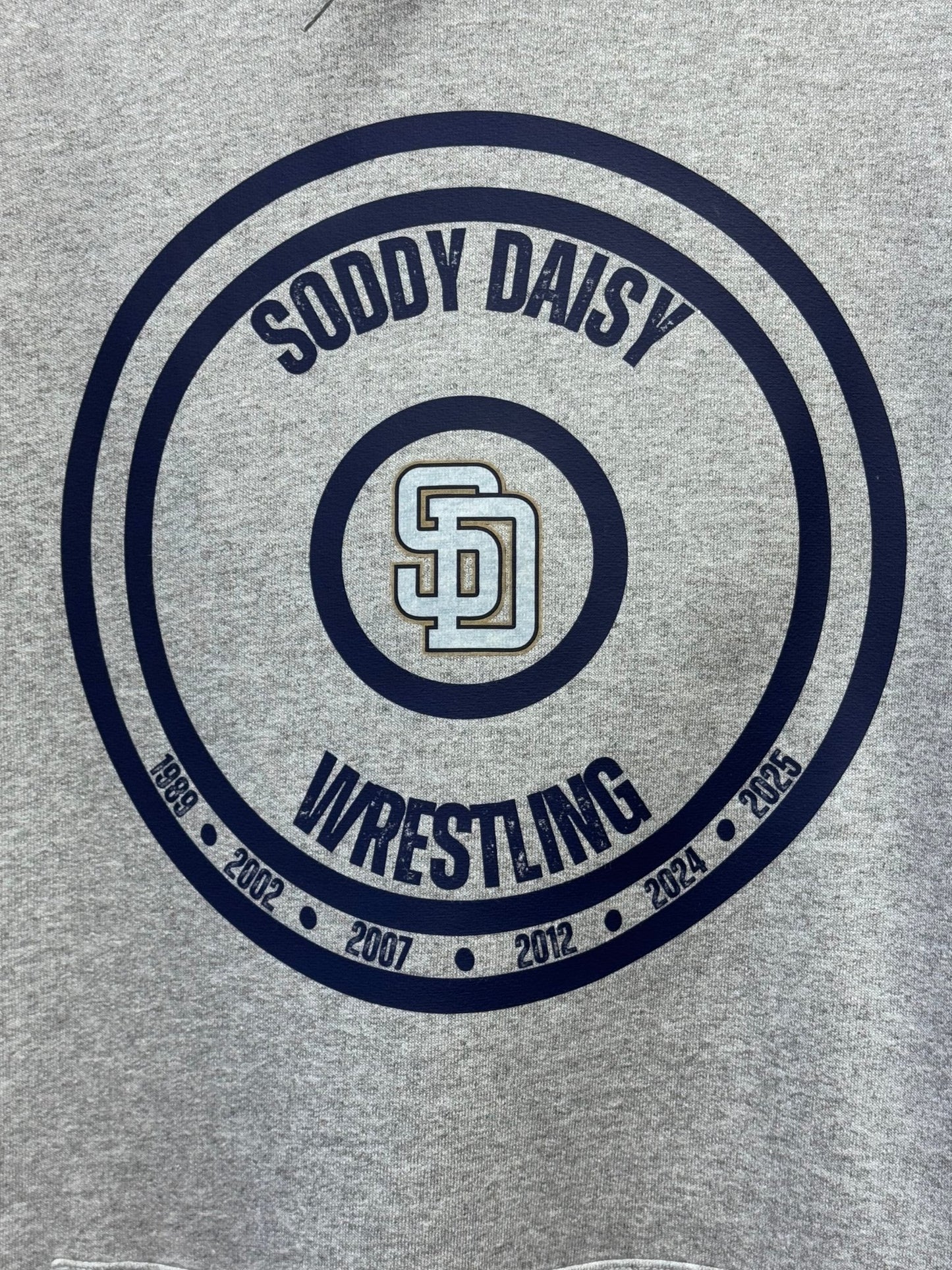 Soddy Daisy Dual Championship Years on Wrestling Mat - InkDura