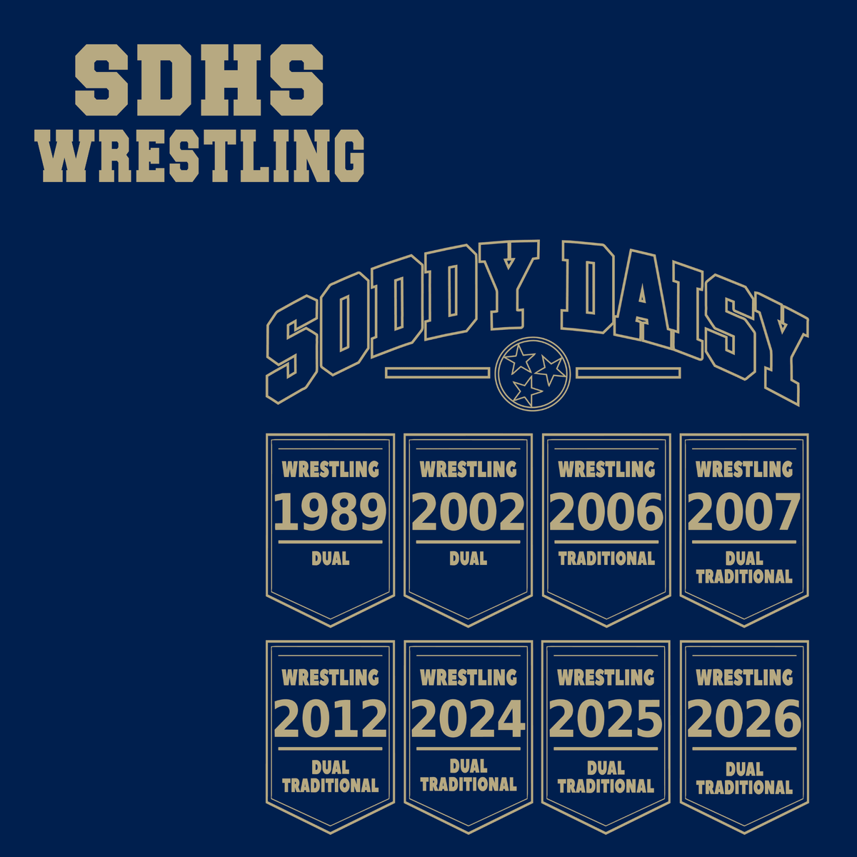 Soddy Daisy Wrestling Championship Shirts - InkDura