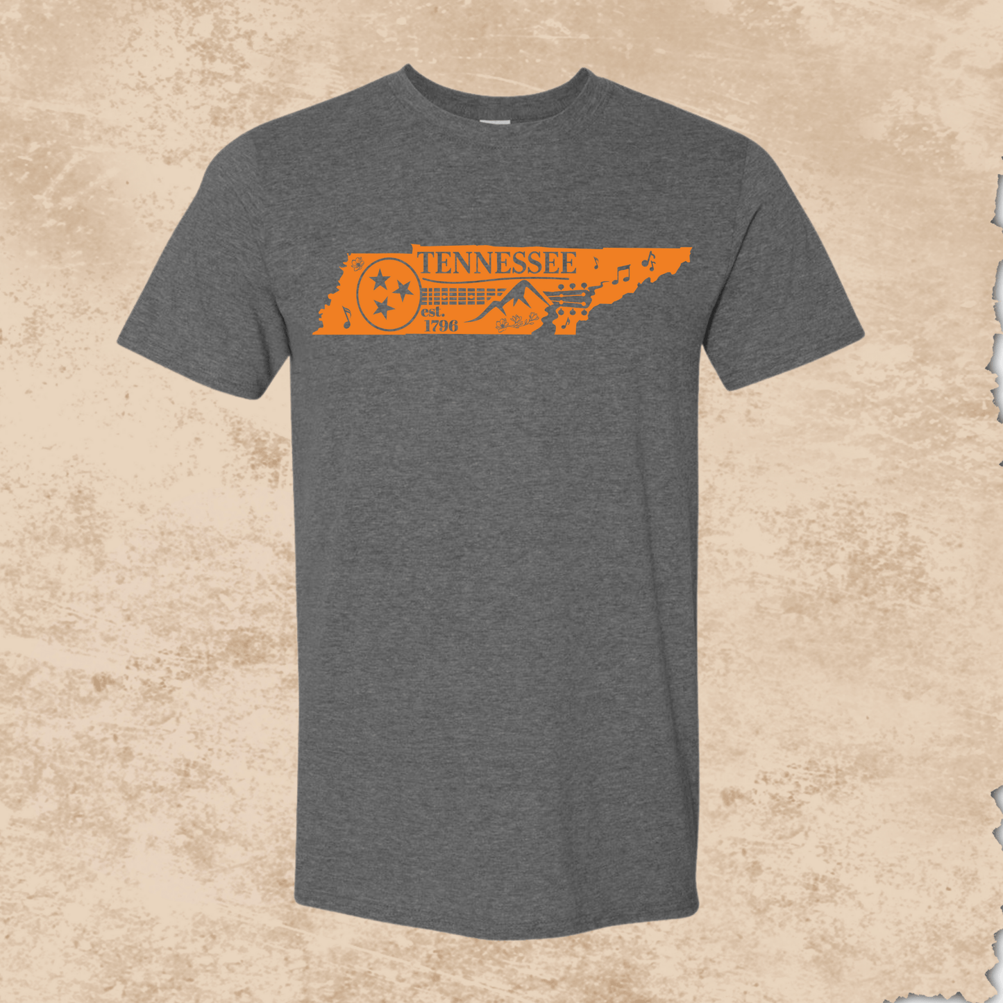 Tennessee Roots Music Tee - InkDura