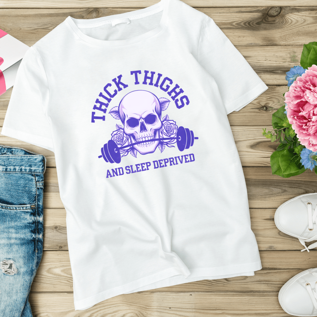 Thick Thighs and Sleep Deprived (Fitness 8) - InkDura