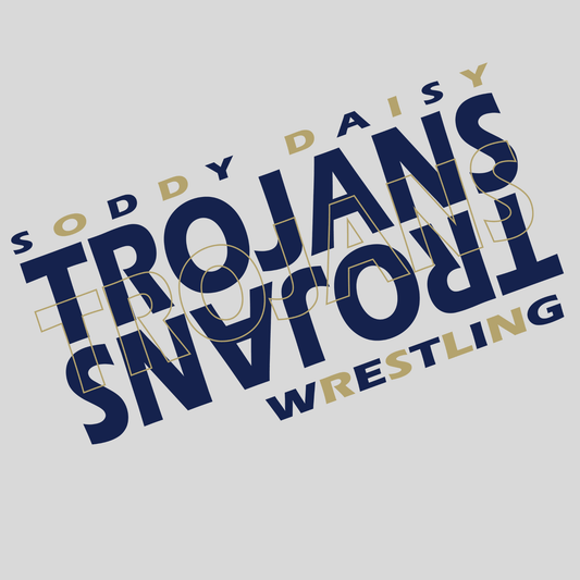 Trojan Grind Wrestling Tee (SDW3) - InkDura