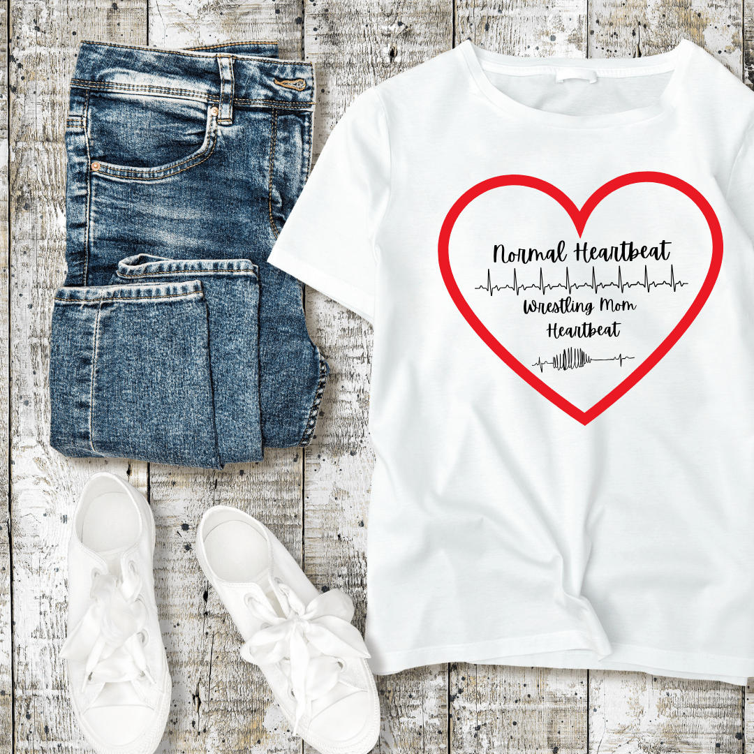 Wrestling Mom Heartbeat - InkDura