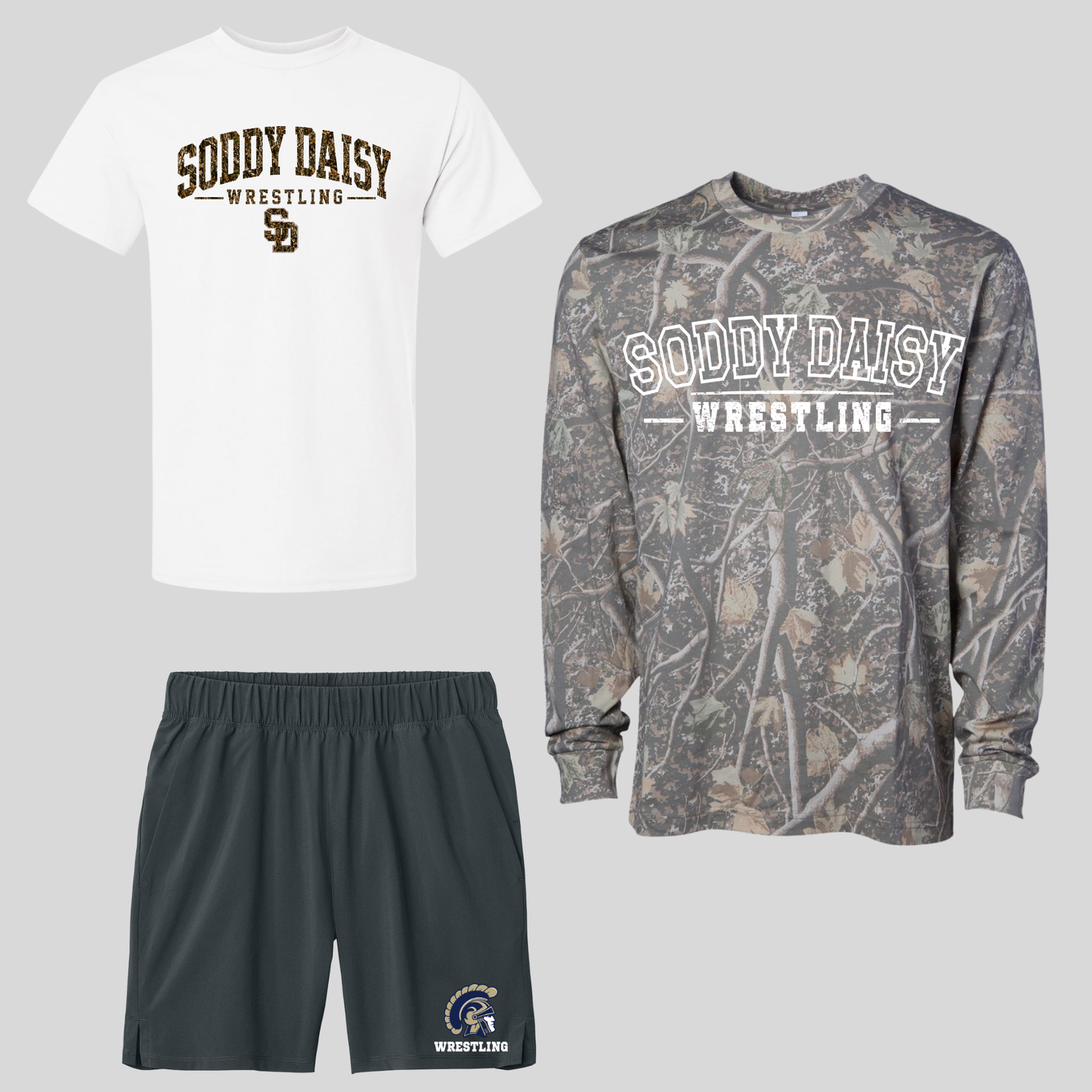 Pre-Season Soddy Daisy Wrestling Camo Gear Bundle