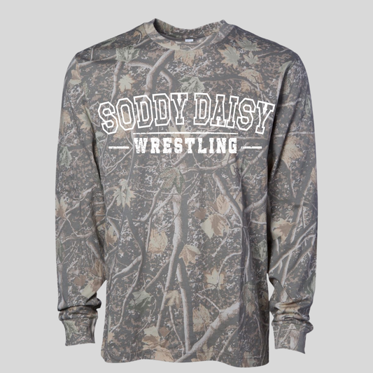Soddy Daisy Wrestling Camo Long-Sleeve Shirt
