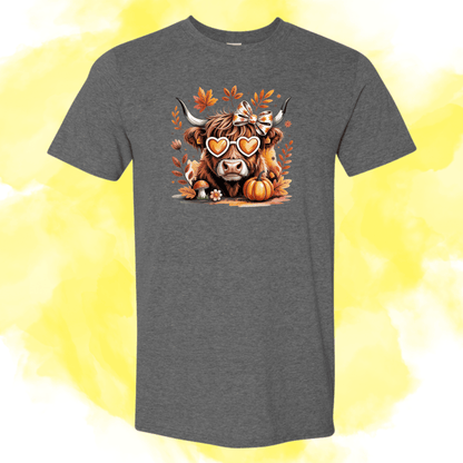 Autumn Heifer Heart Shades Tee - InkDura