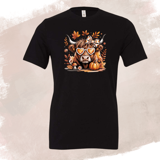 Autumn Heifer Heart Shades Tee - InkDura