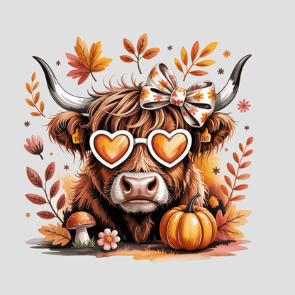 Autumn Heifer Heart Shades Tee - InkDura