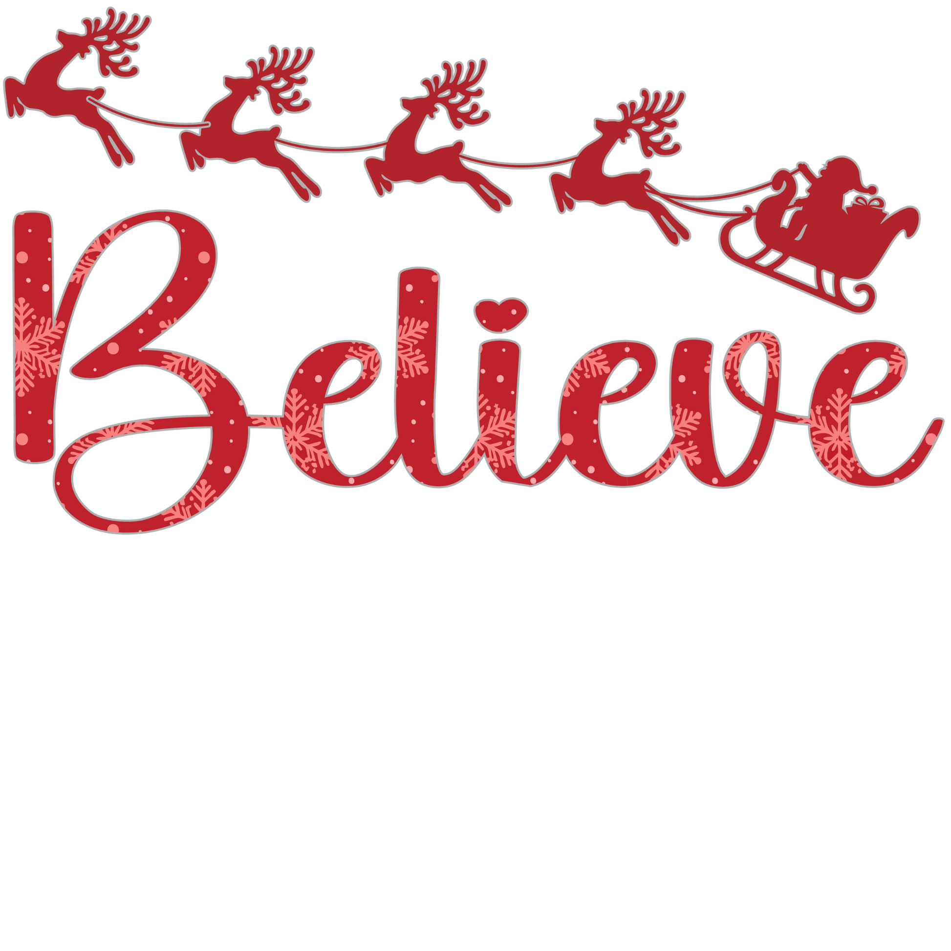 Believe in Santa Claus DTF Transfer - InkDura