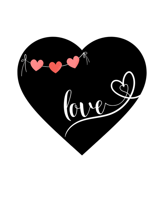 Black Heart Love (Valentines 17) - InkDura