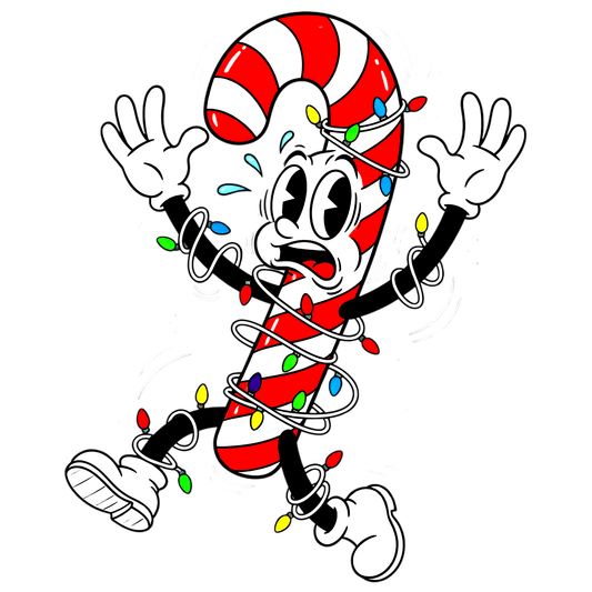 Candy Cane Chaos Tee - InkDura