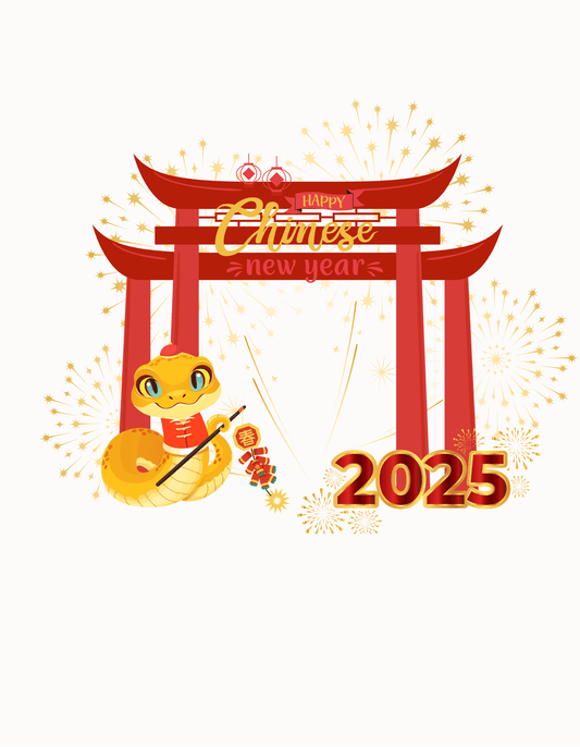 Chinese New Year 2025 Snake (Chinese New Year 1) - InkDura