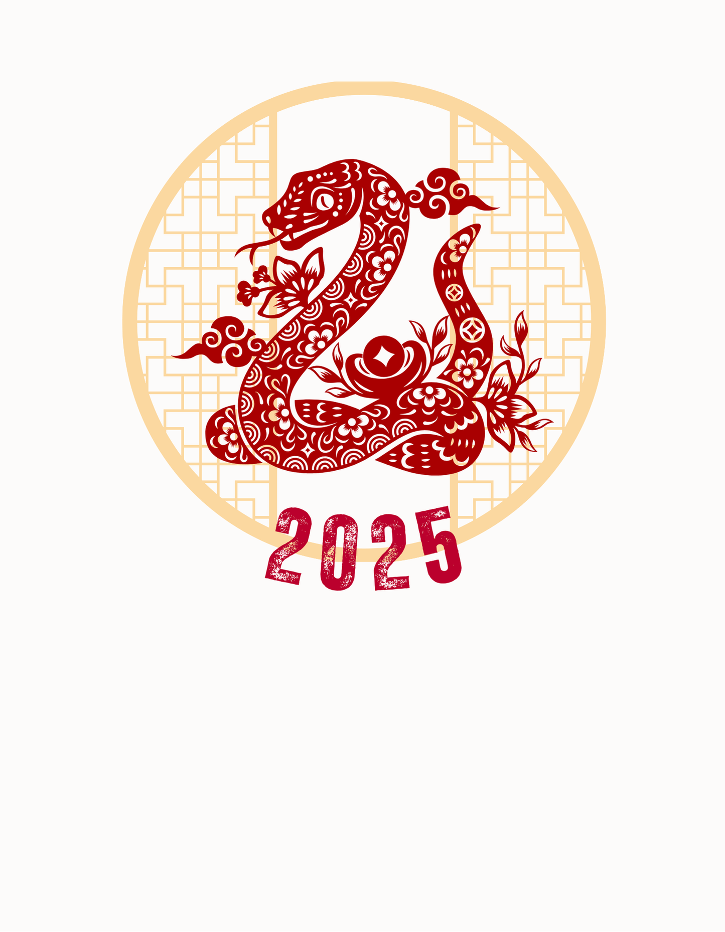 Chinese New Year Snake 2025 (Chinese New Year 2) - InkDura