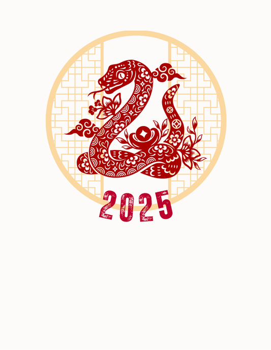 Chinese New Year Snake 2025 (Chinese New Year 2) - InkDura