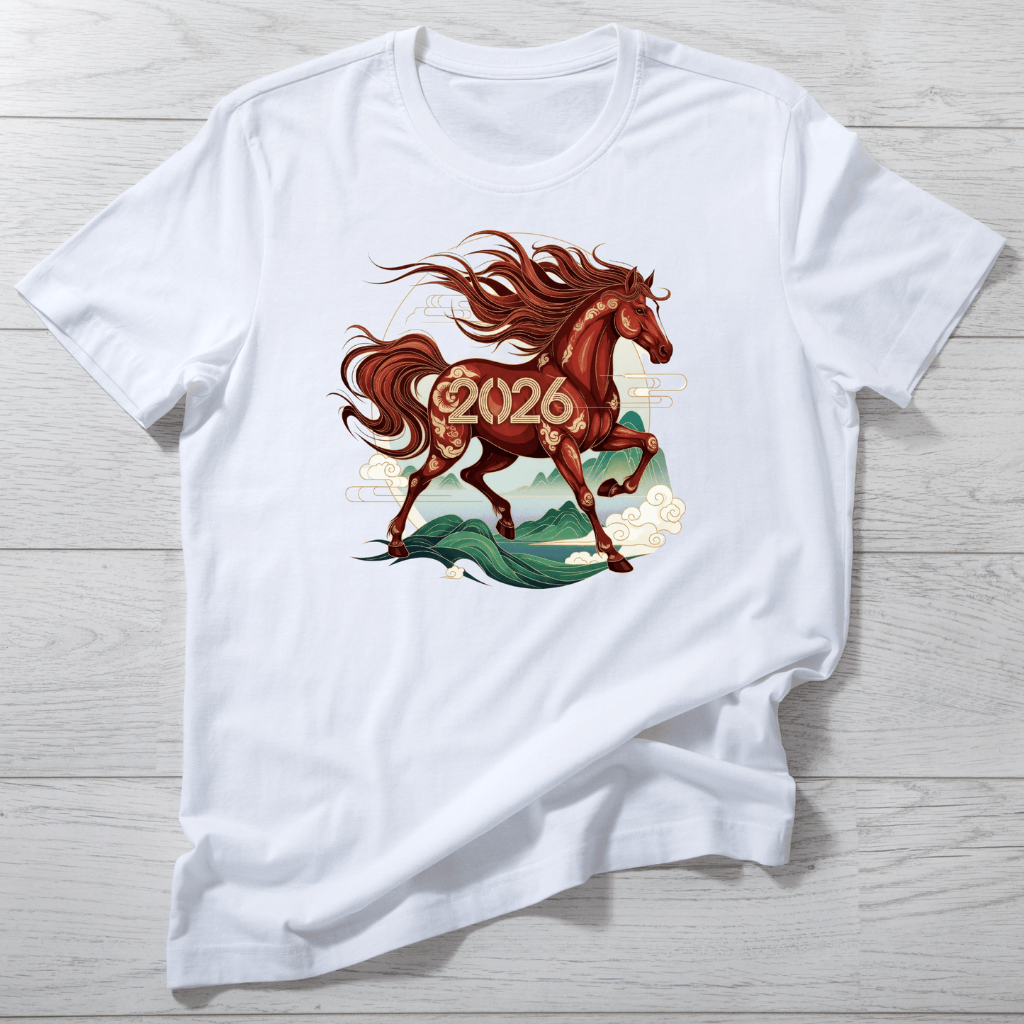 Chinese Zodiac Horse Tee - InkDura