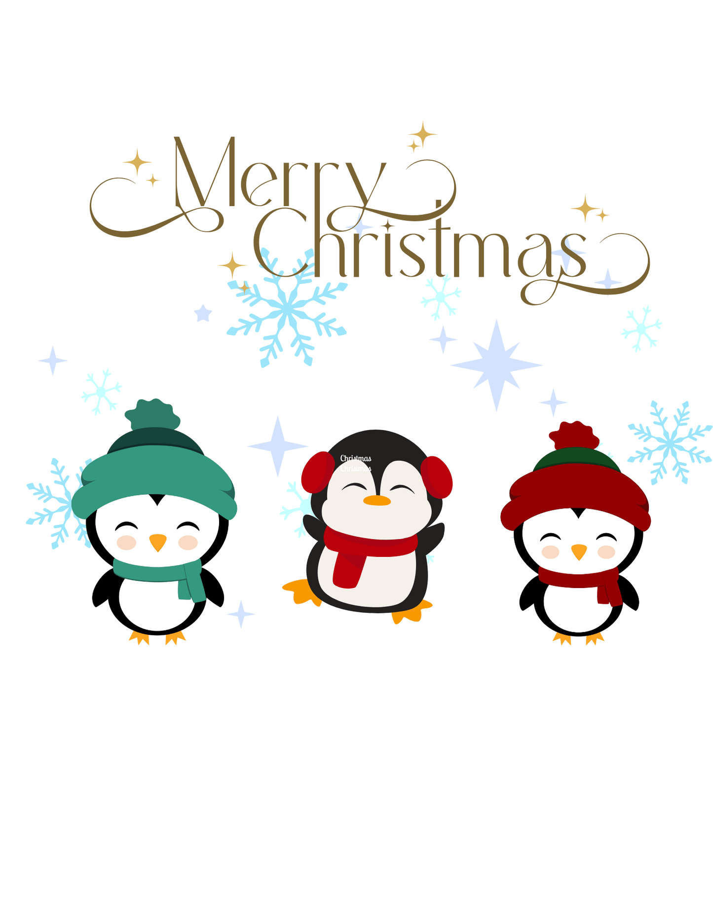 Christmas Penguins (Christmas 3) - InkDura