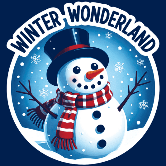 Christmas Winter Wonderland Tee for Festive Comfort Wear - InkDura