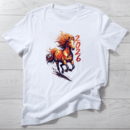 Fire Horse Aesthetic Tee - InkDura