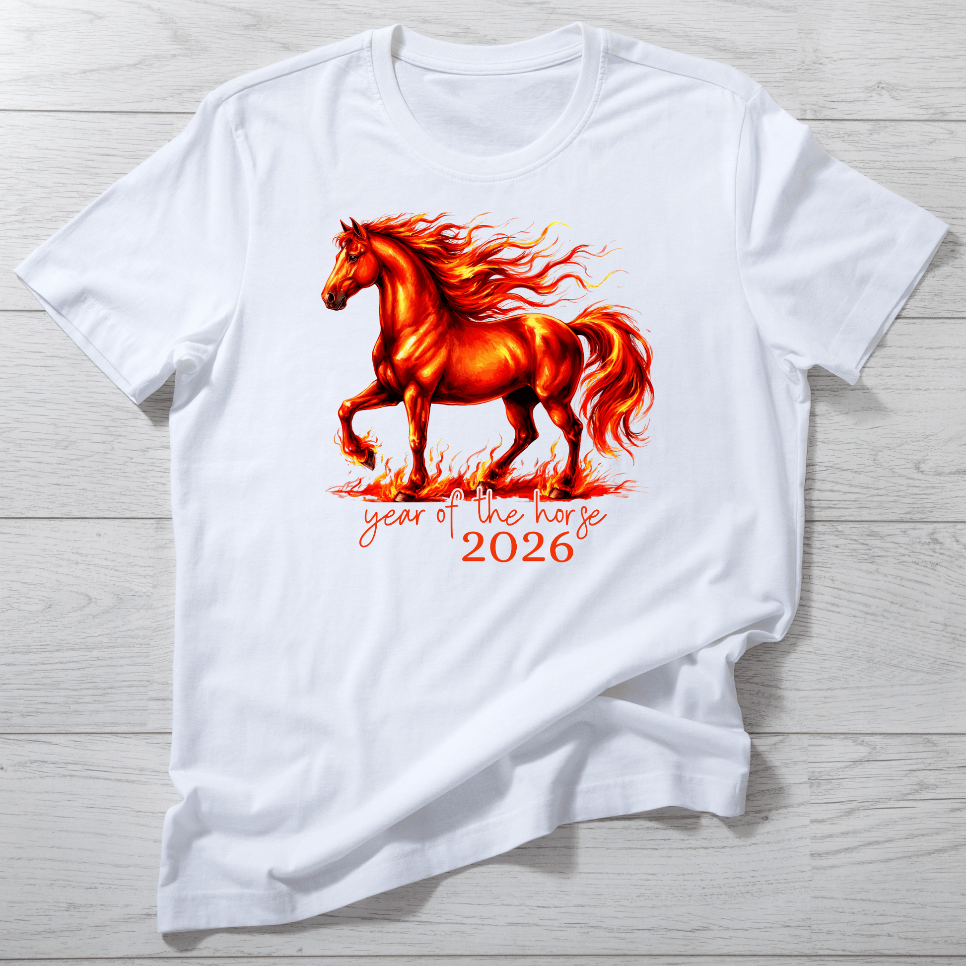 Fire Horse Lunar Celebration Tee - InkDura