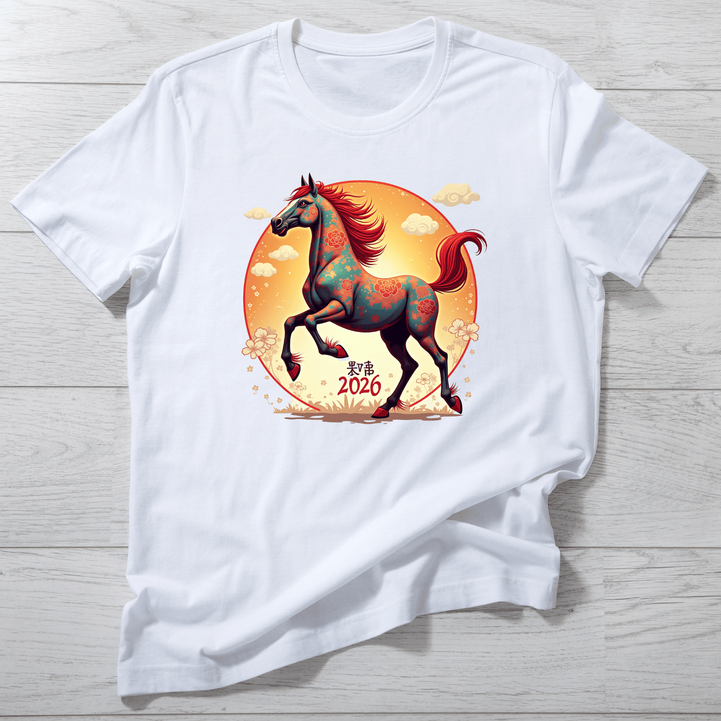 Fire Horse New Year Tee - InkDura