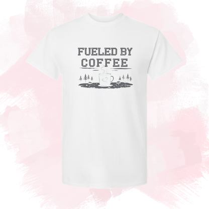 Fueled By Coffee Tee - InkDura