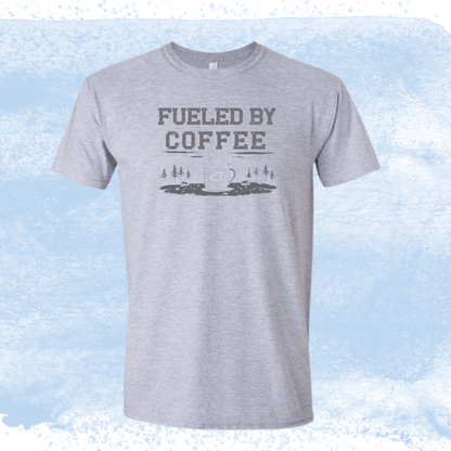 Fueled By Coffee Tee - InkDura