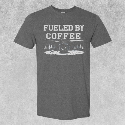 Fueled By Coffee Tee - InkDura