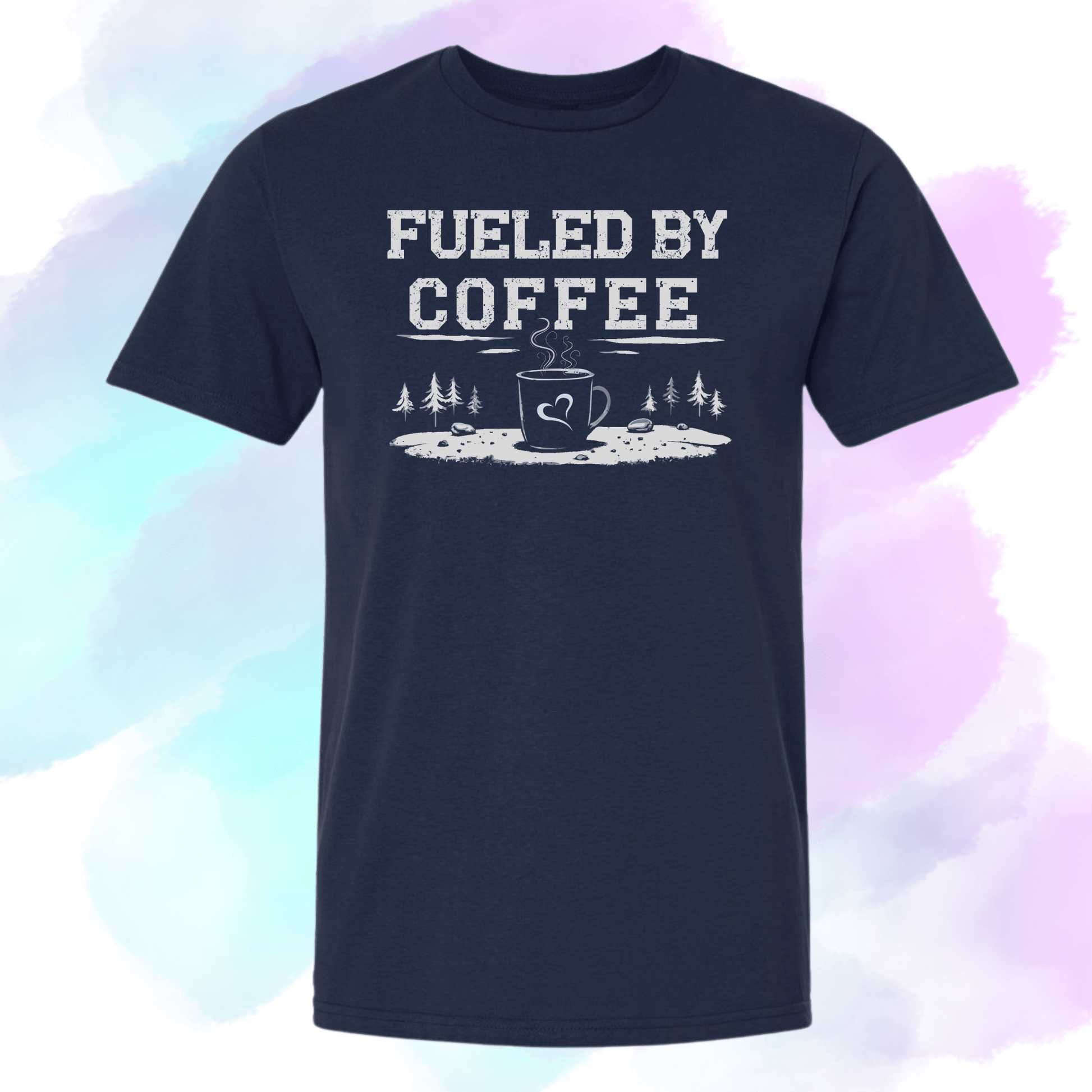 Fueled By Coffee Tee - InkDura